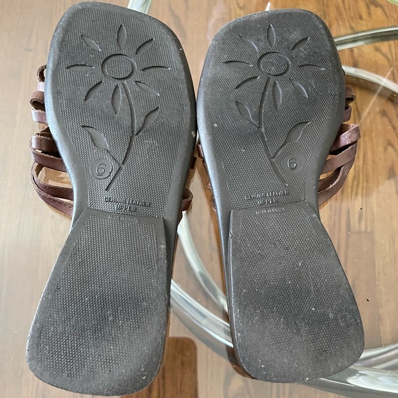 Ladies Passofino leather sandals - Picture 2 of 3